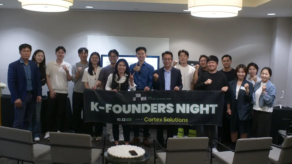 Cortex Solutions Hosts Investment Pitching Event for 6 Korean Startups at LA Tech Week
